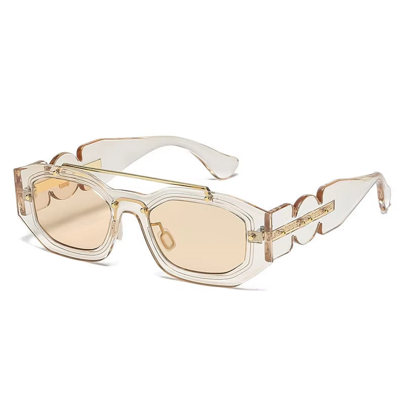 Rectangle Steampunk Sunglasses