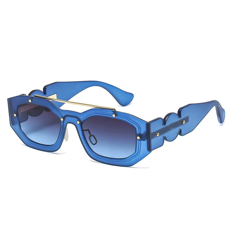 Rectangle Steampunk Sunglasses