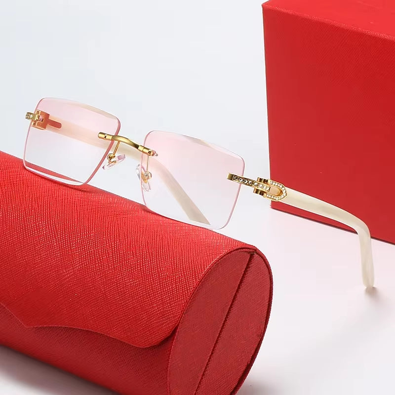 Luxury Rimless Shades Glasses