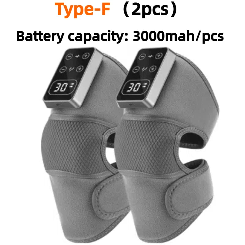 Electric Thermal Knee Pad with Heating Vibration Massage
