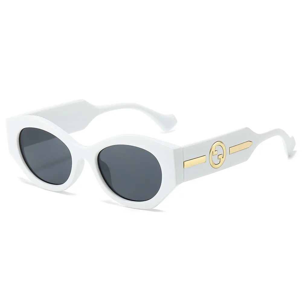 Trendy Oval Cat Eye Sunglasses