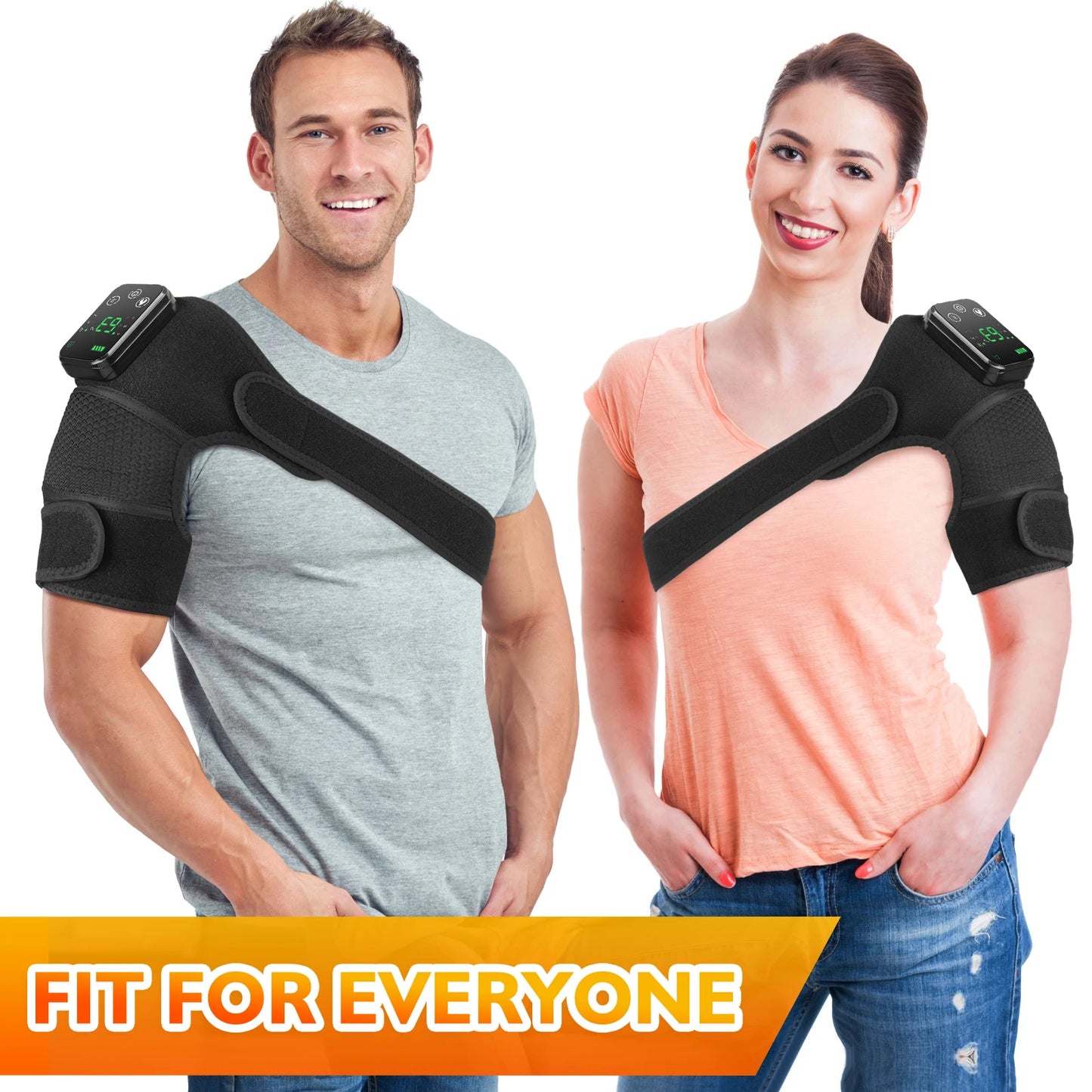 Electric Thermal Knee Pad with Heating Vibration Massage