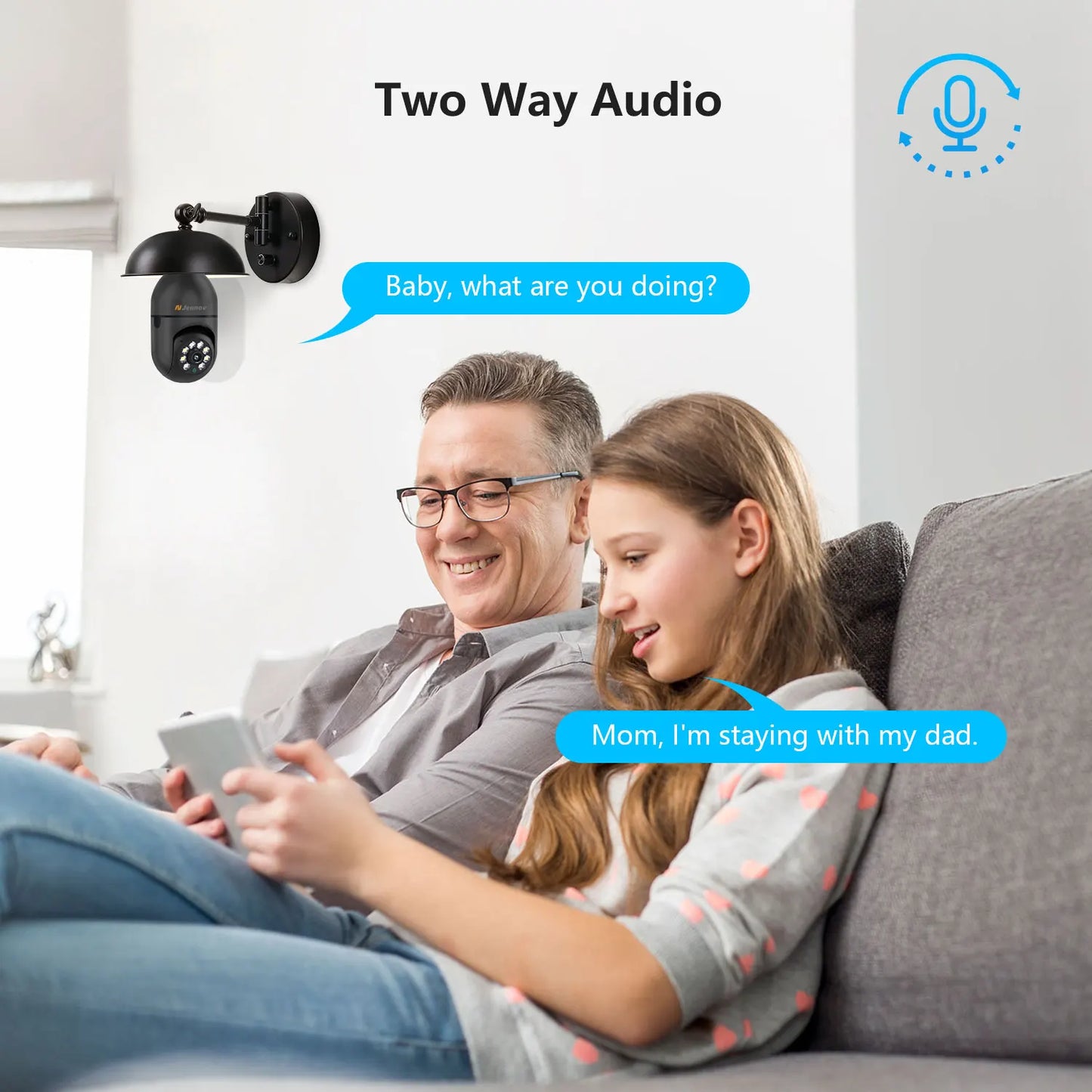 Wireless Home Security Camera Light Bulb