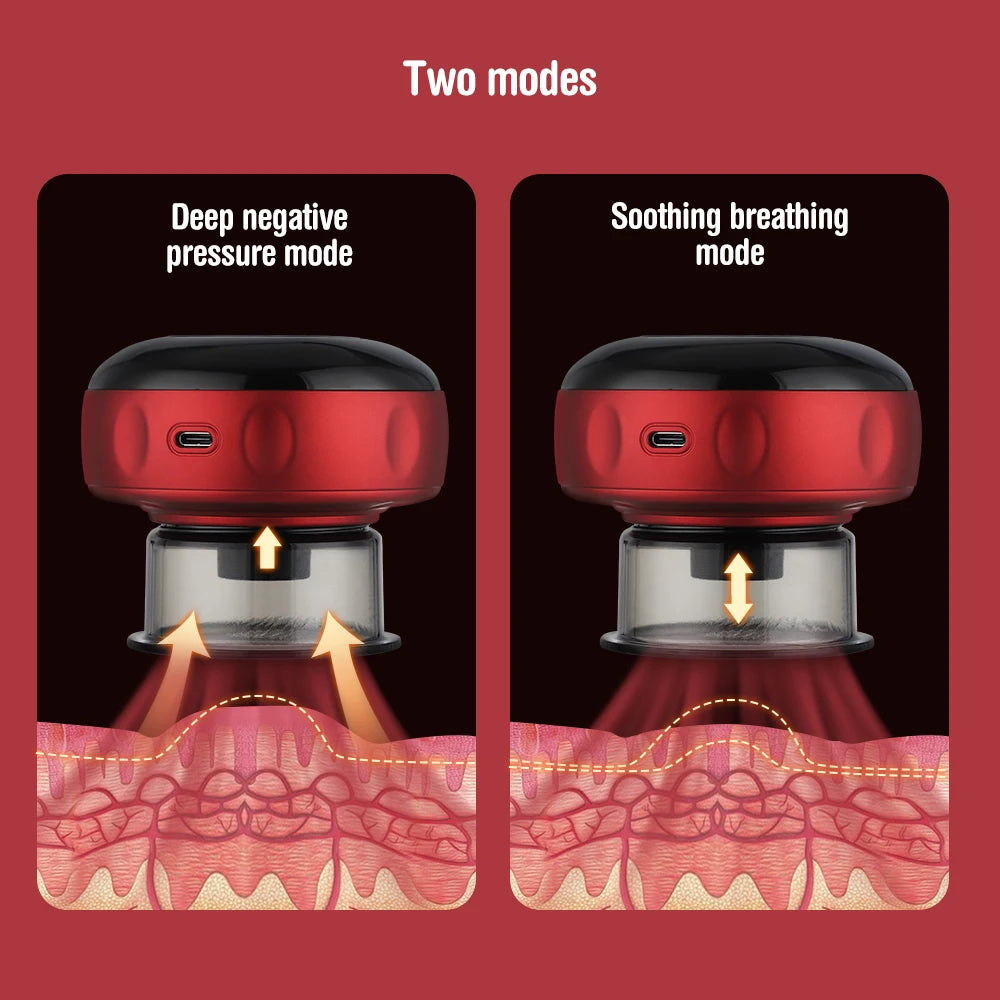 Intelligent Body Scraping Vacuum Cupping Device