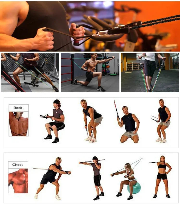 11-Piece Set Resistance Bands