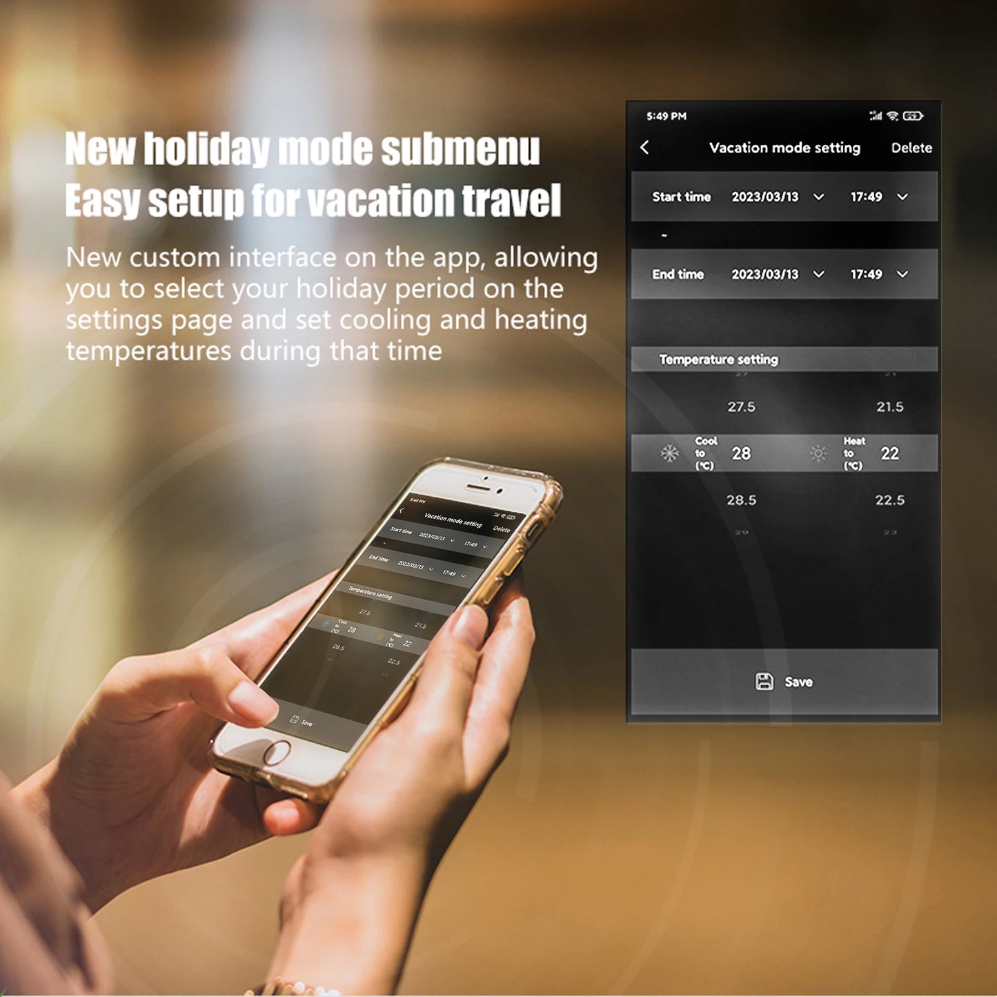 Intelligent Digital Display Smart Wifi Thermostat