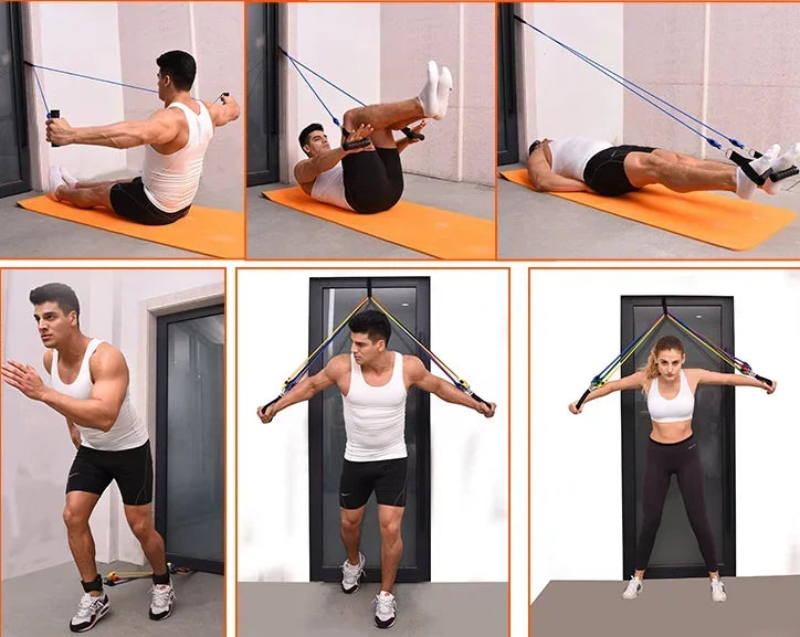 11-Piece Set Resistance Bands