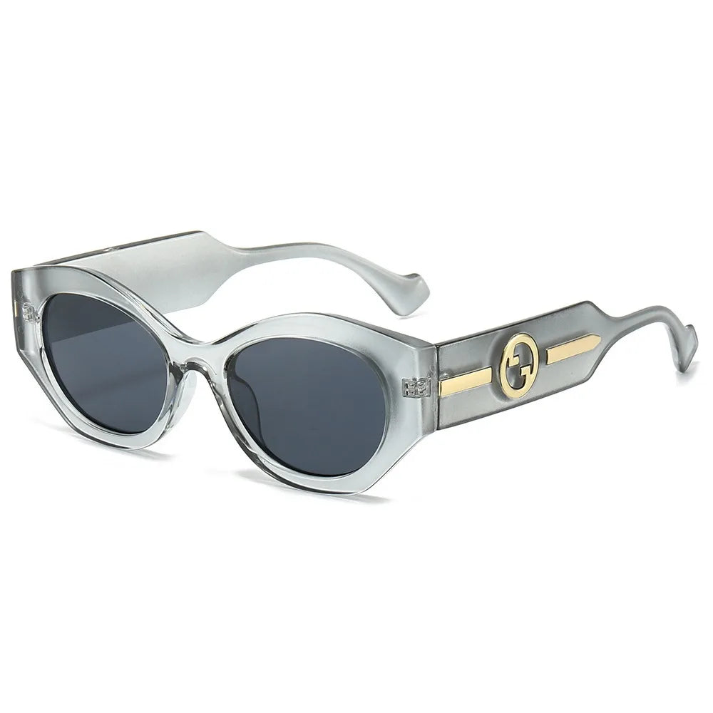 Trendy Oval Cat Eye Sunglasses