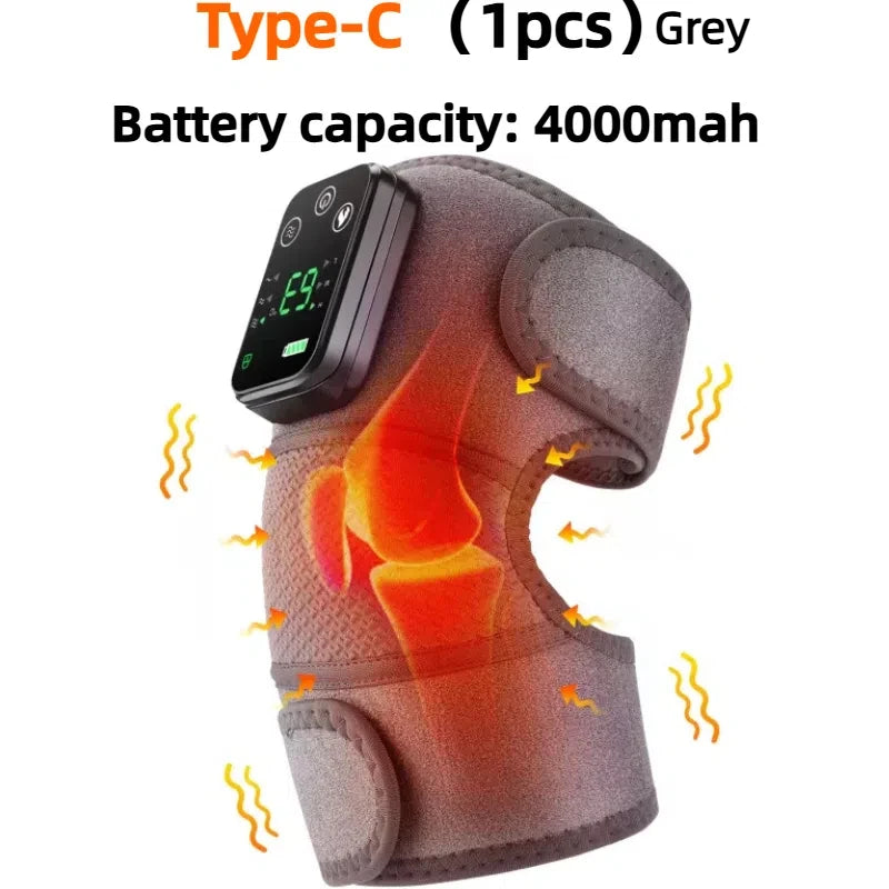 Electric Thermal Knee Pad with Heating Vibration Massage