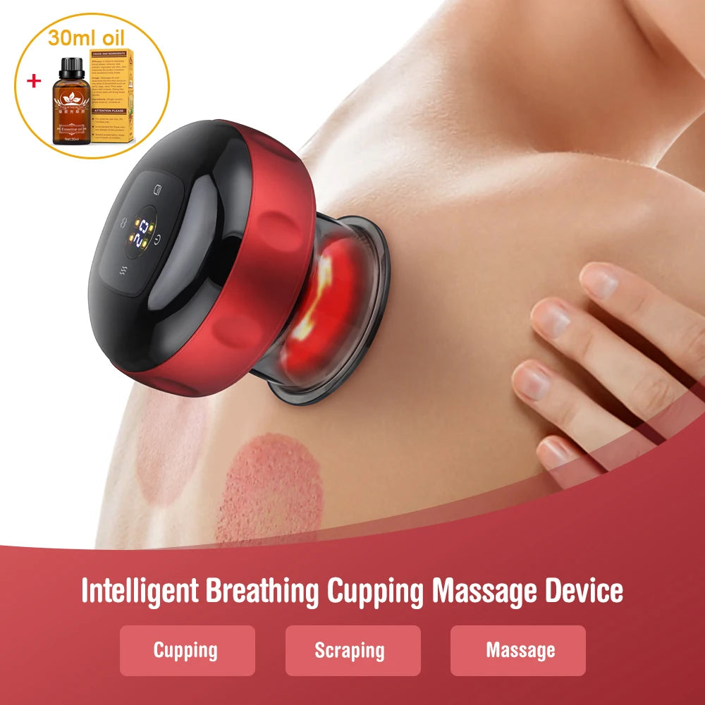 Intelligent Body Scraping Vacuum Cupping Device