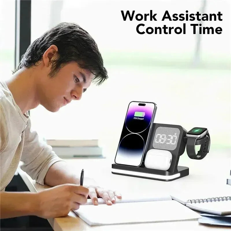 6 in 1 Wireless LED Charging Station