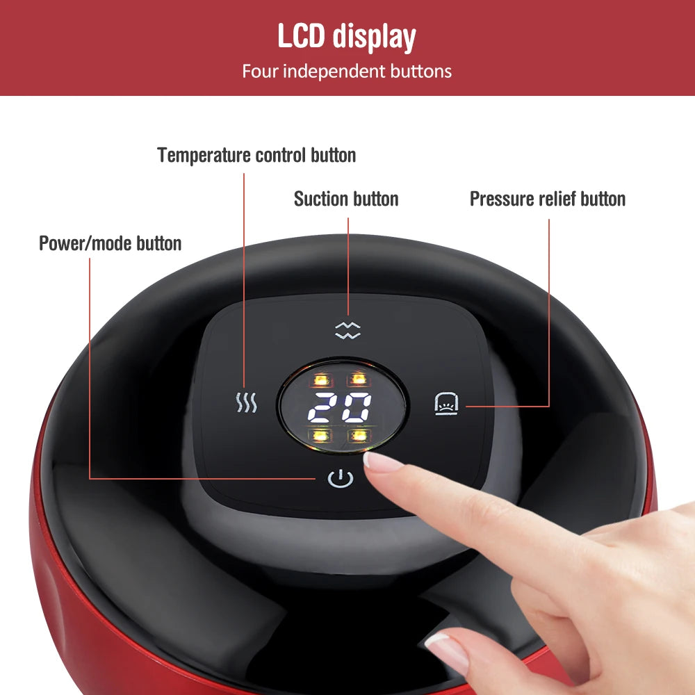 Intelligent Body Scraping Vacuum Cupping Device