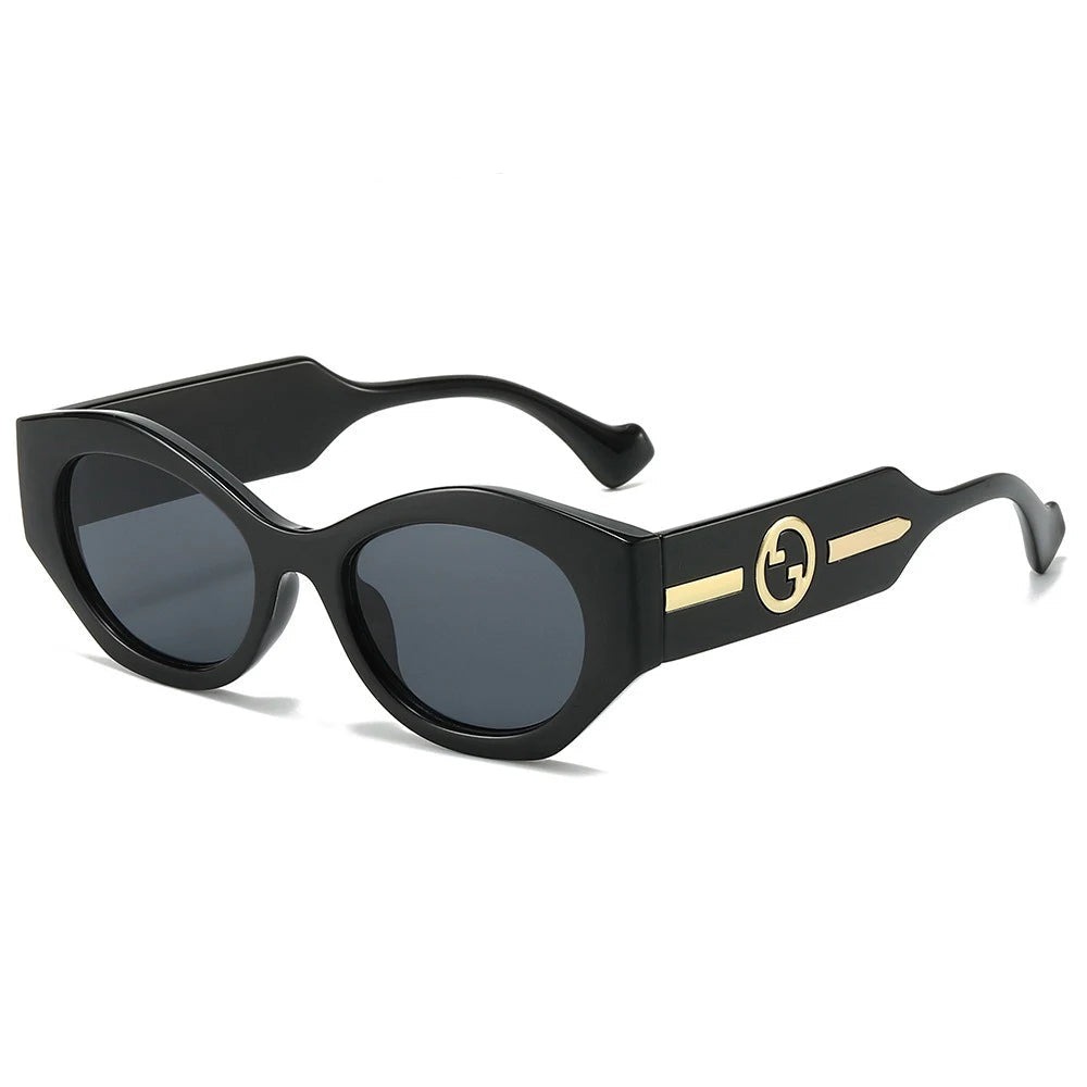 Trendy Oval Cat Eye Sunglasses