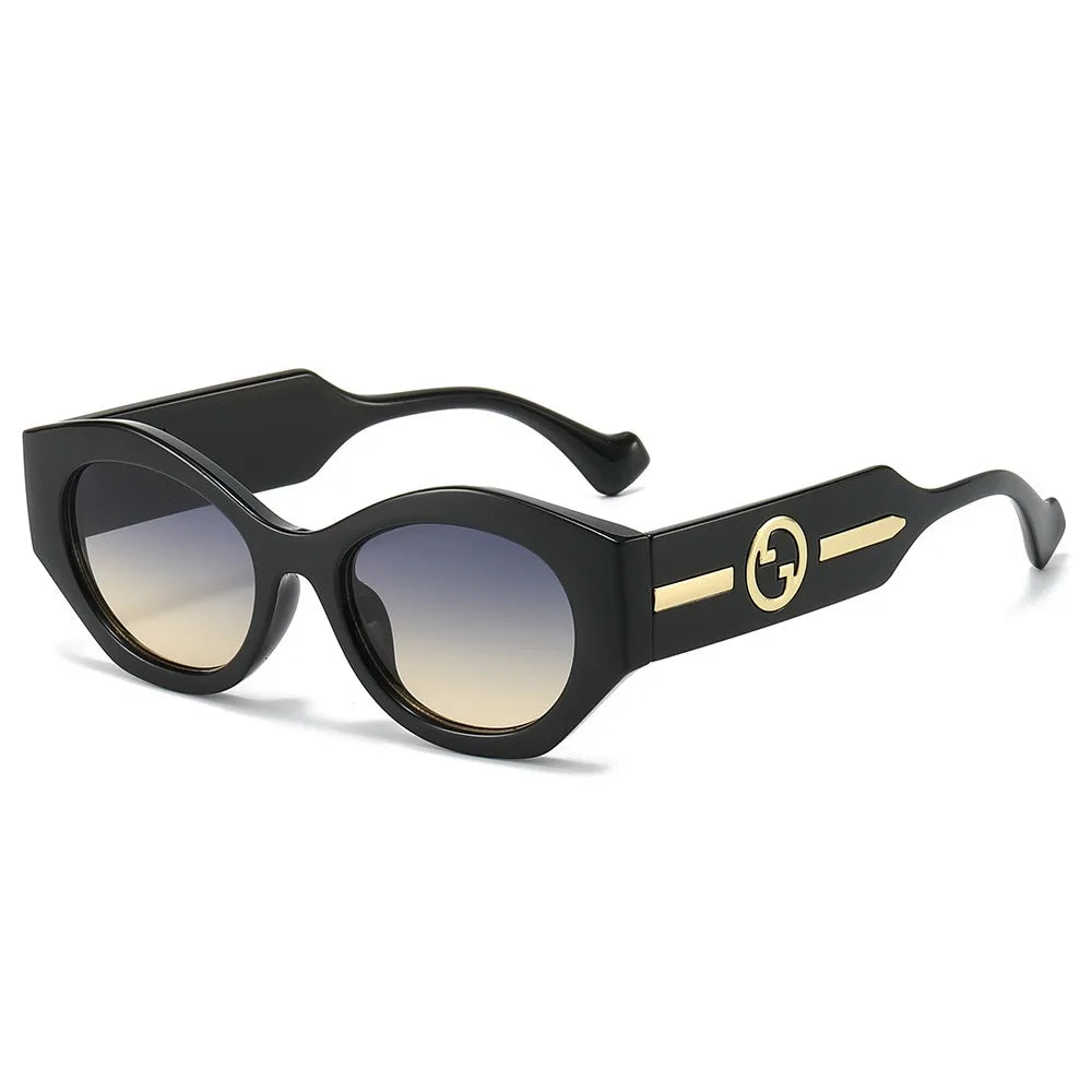 Trendy Oval Cat Eye Sunglasses