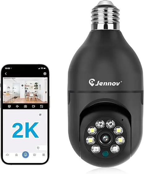 Wireless Home Security Camera Light Bulb