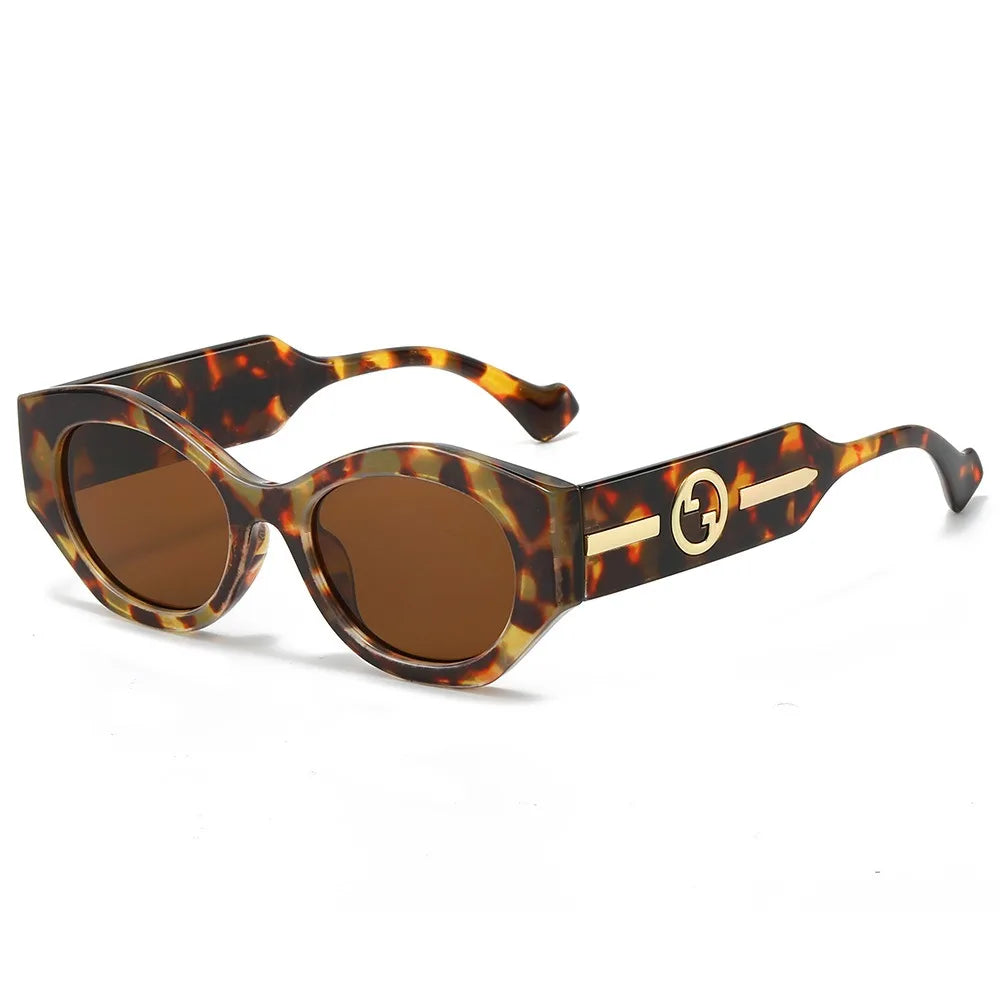 Trendy Oval Cat Eye Sunglasses