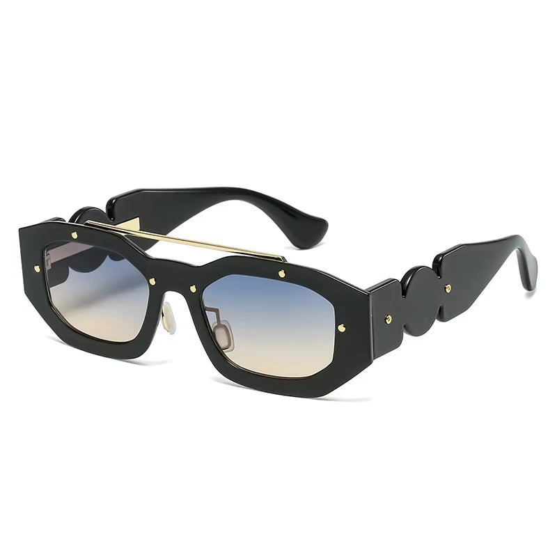 Rectangle Steampunk Sunglasses