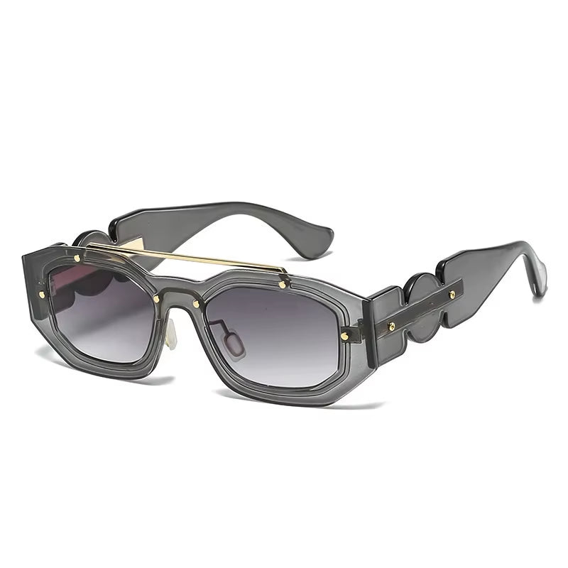 Rectangle Steampunk Sunglasses