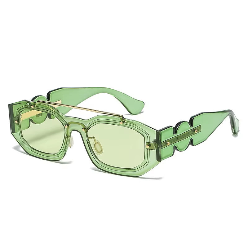 Rectangle Steampunk Sunglasses