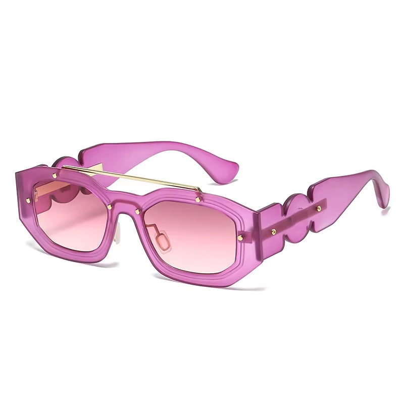 Rectangle Steampunk Sunglasses