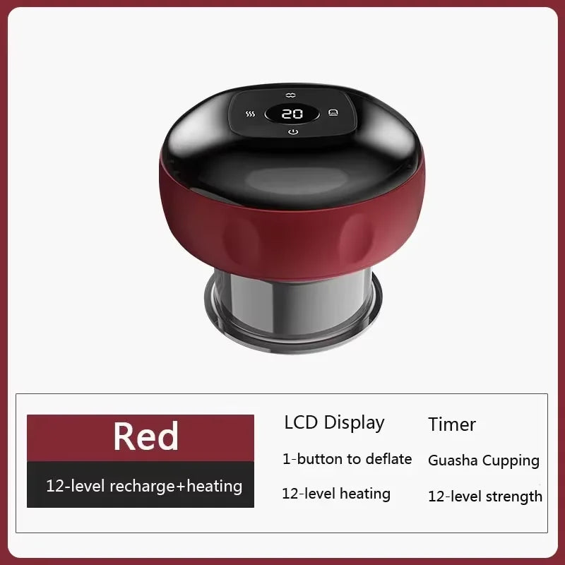 Intelligent Body Scraping  Vacuum Cupping Device  